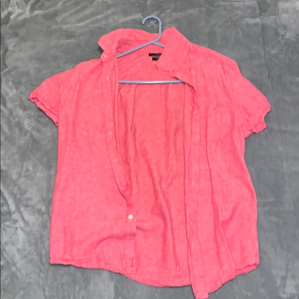 Pink/Red Marc Anthony Button down